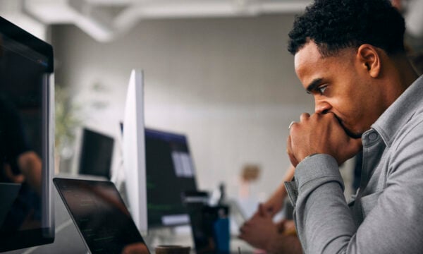 Person at computer