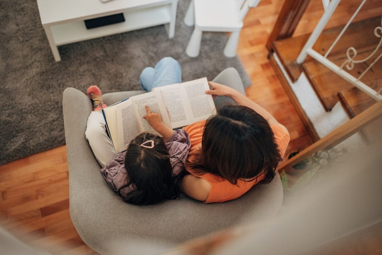 Person, Reading, Furniture