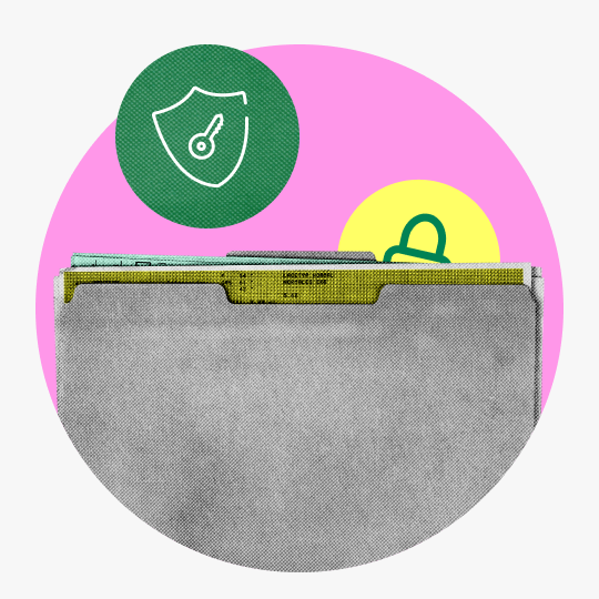 Secure file folder
