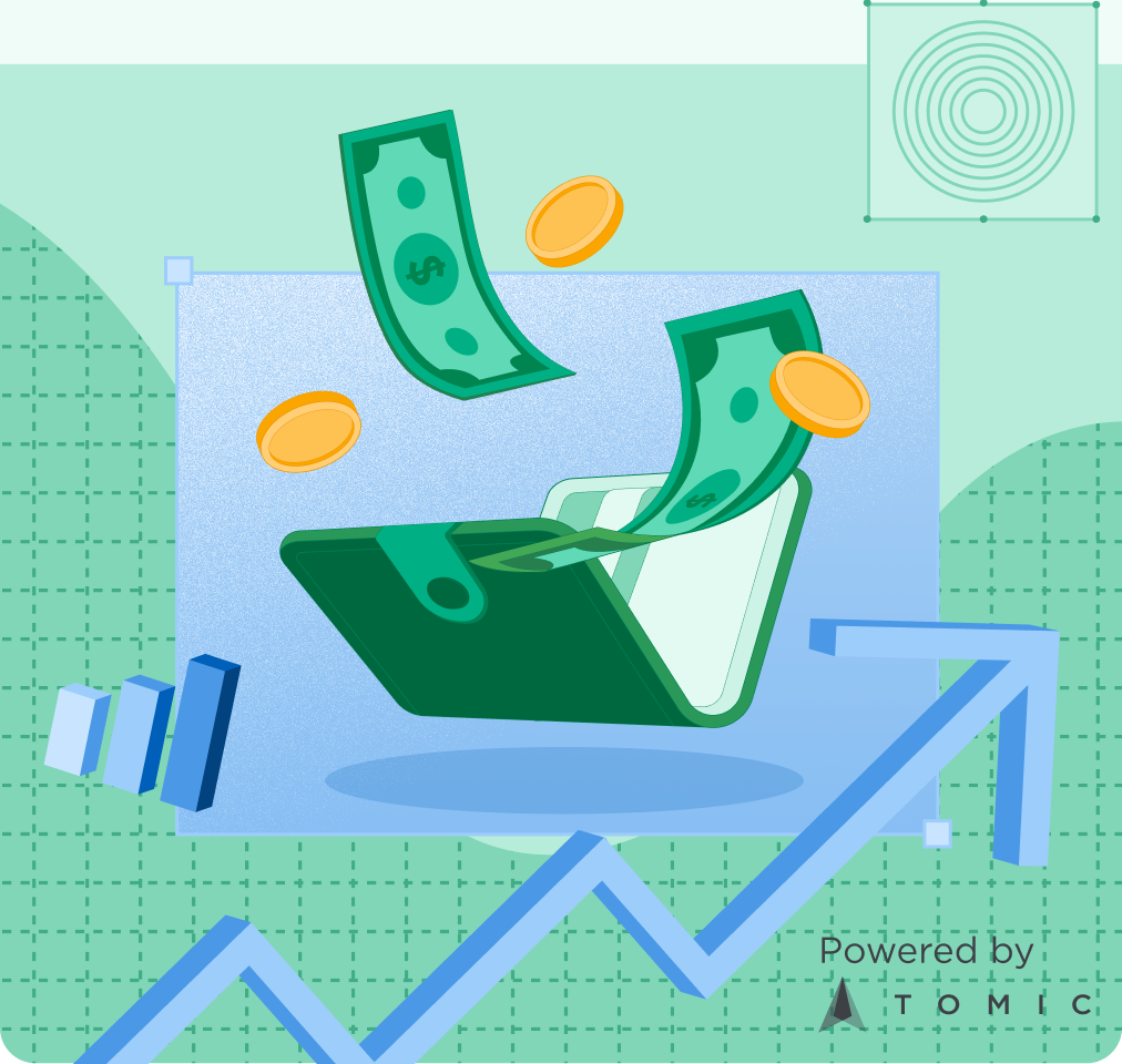 Money, coins and a wallet