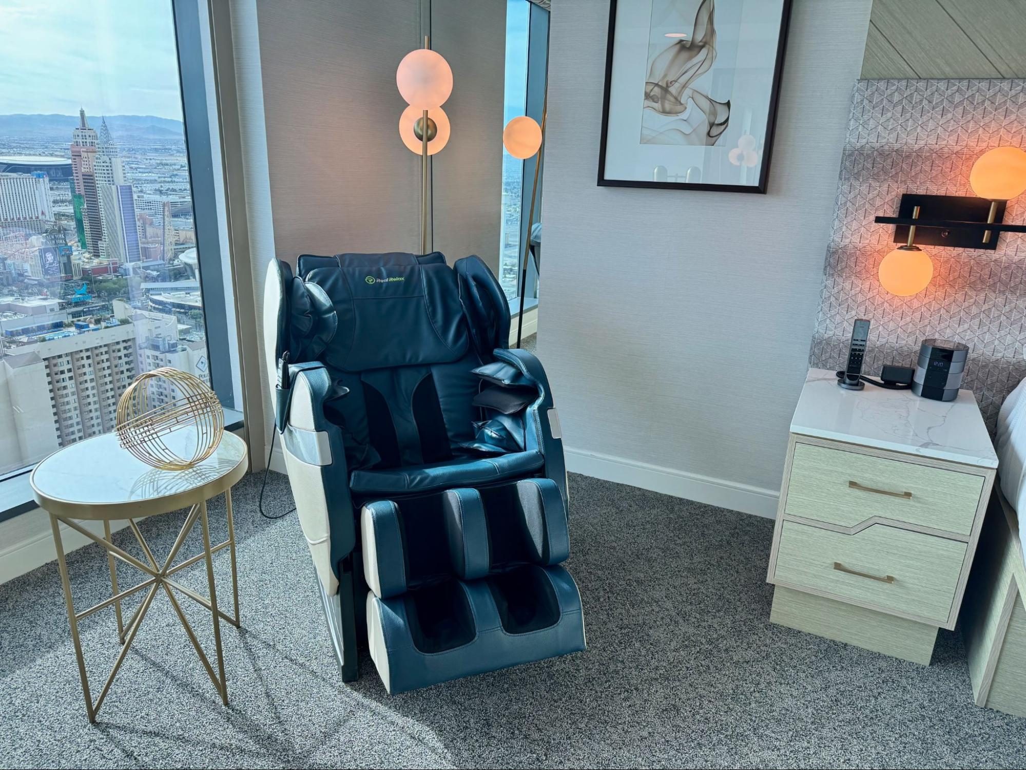 Elara Las Vegas HGV Hilton Grand Vacations massage chair