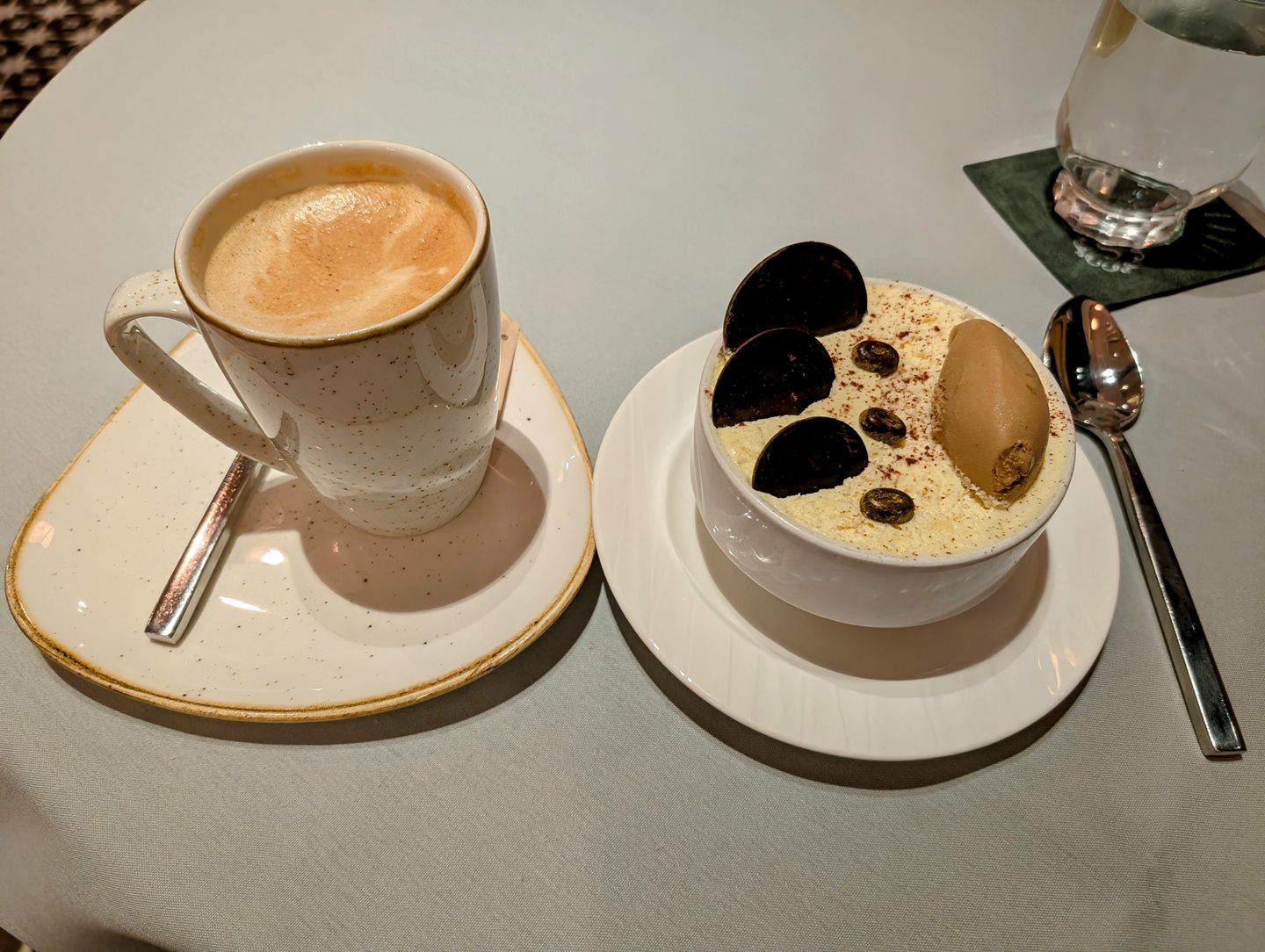 Saucer, Cup, Cutlery