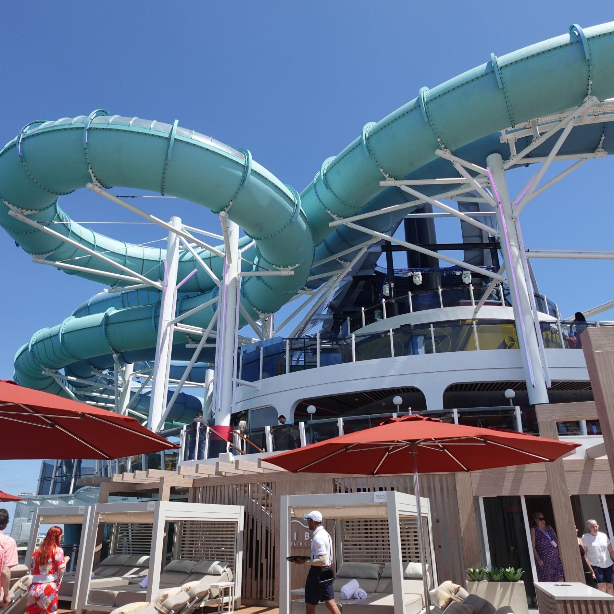 norwegian cruise line NCL Aqua aqua slidecoaster