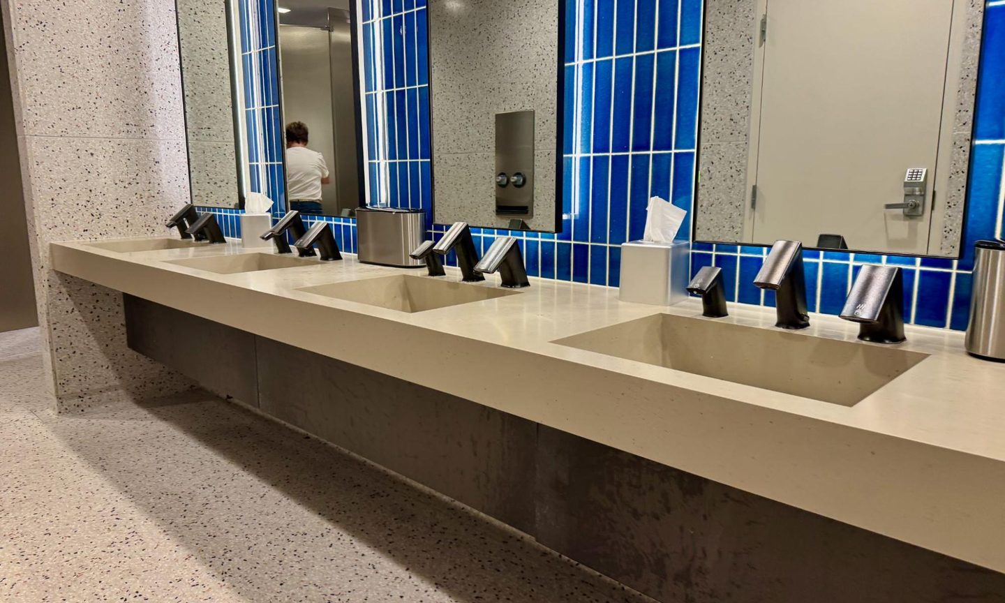 Sink, Person, Indoors