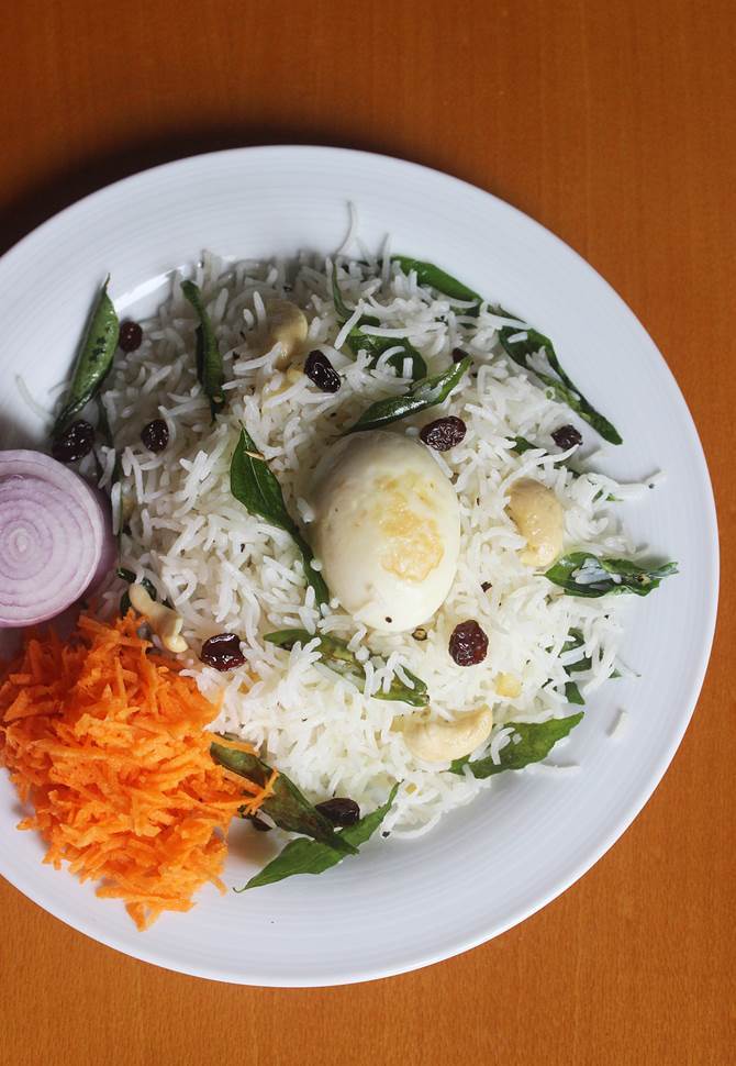 ghee rice with eggs