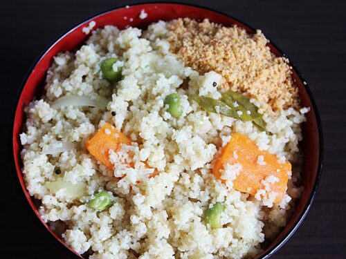 Broken wheat upma | Dalia upma recipe