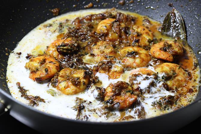 addition of coconut milk