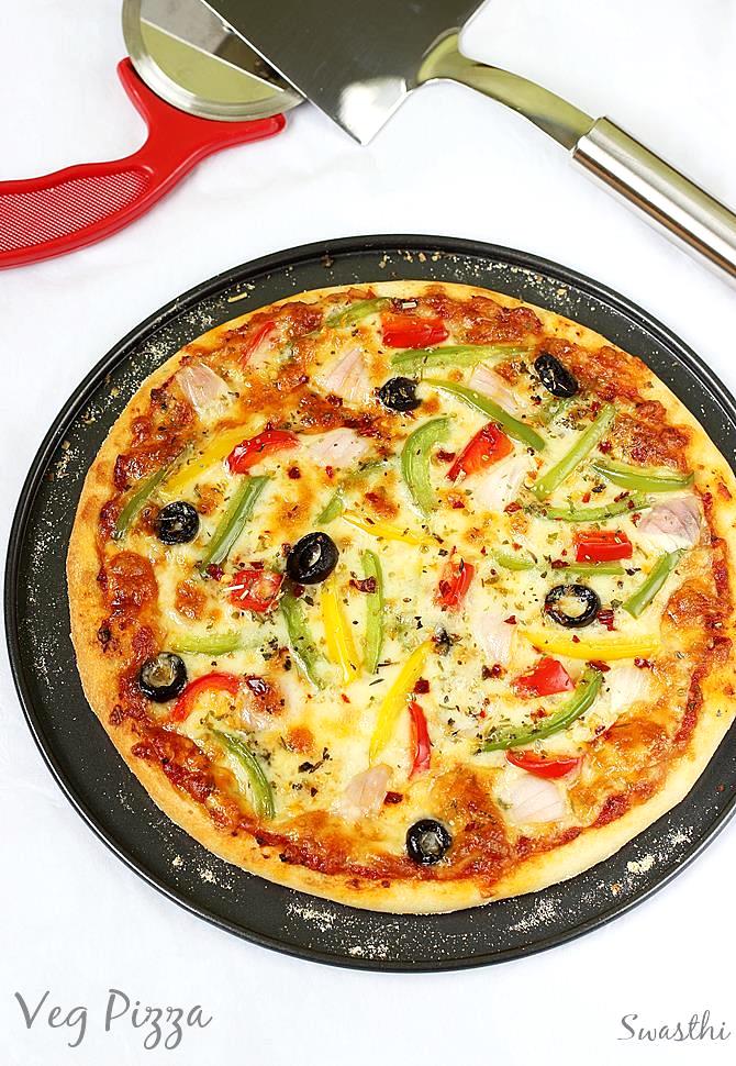 oven baked thin crust pizza