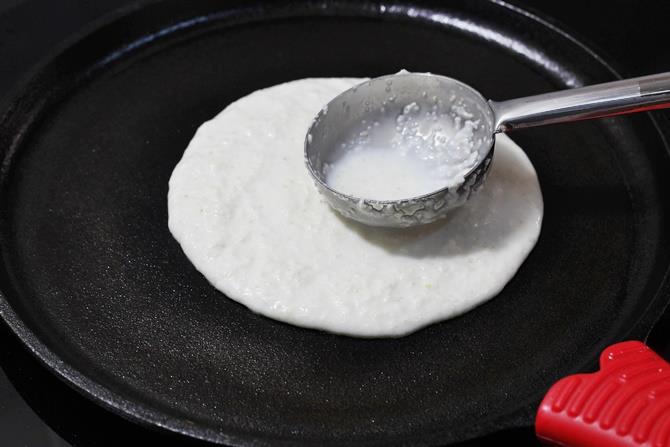 Spreading batter