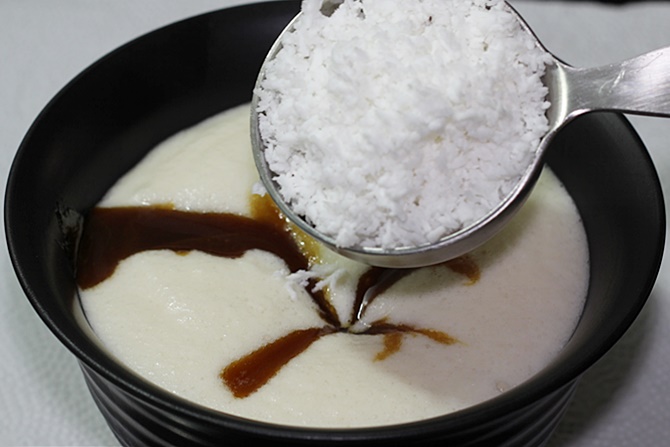 grated coconut