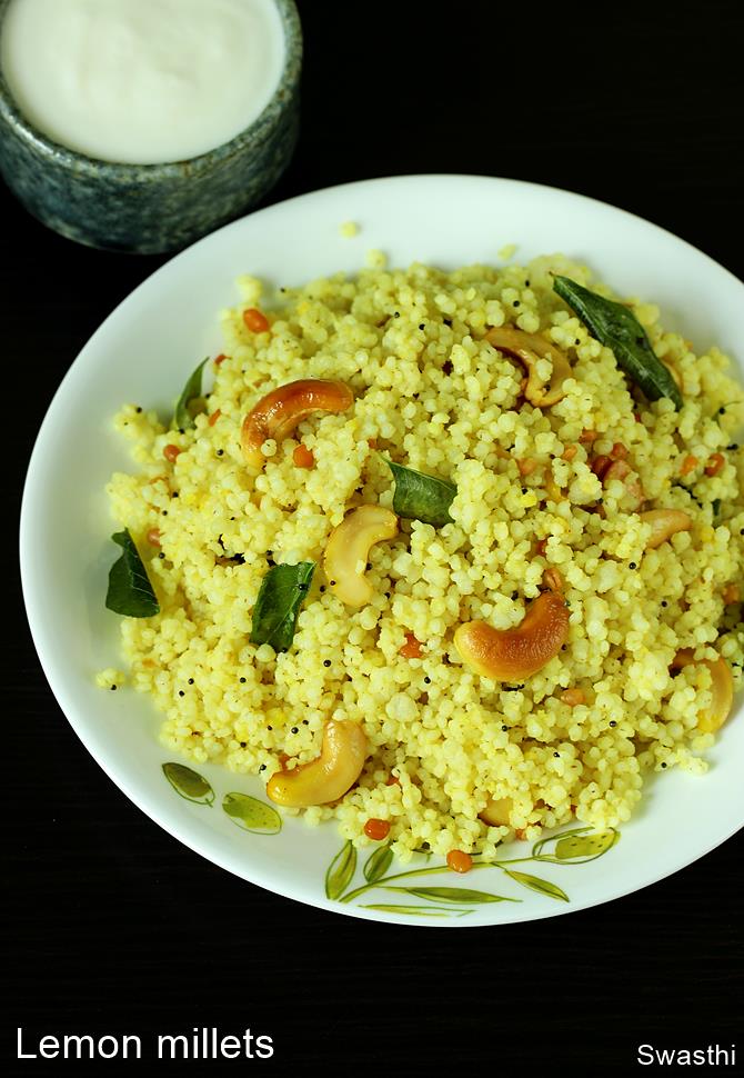 lemon millet rice recipe