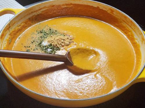 adding kasuri methi