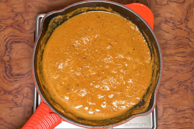 cooking gravy until thick