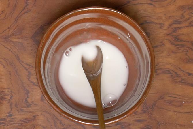 corn flour mixture