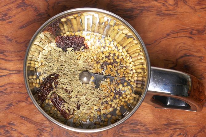 spices to make achari masala