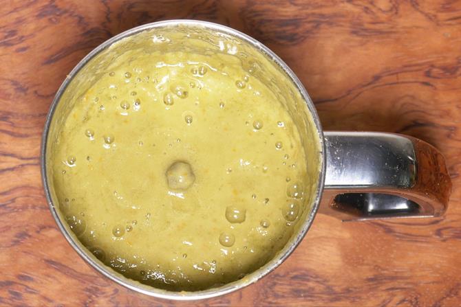 pureed tomatoes and peppers