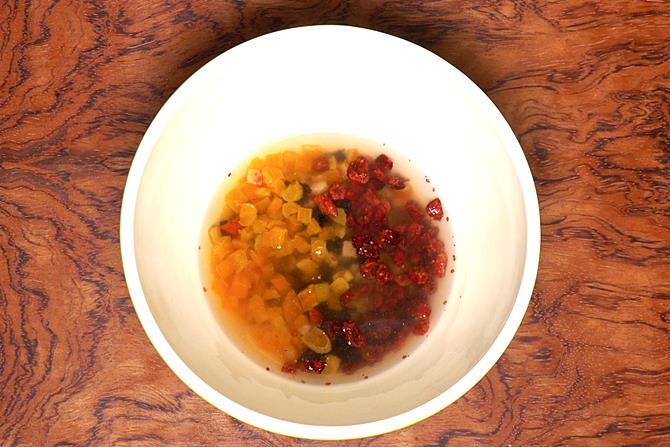 soak until the mixture turns cool