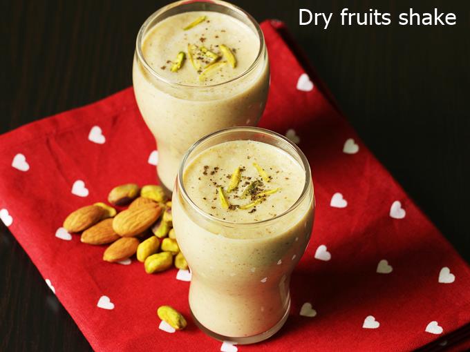 dry fruits milkshake