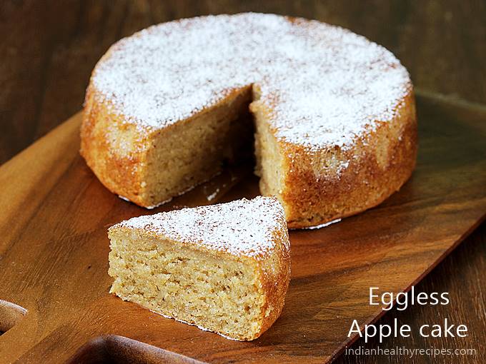 eggless apple cake