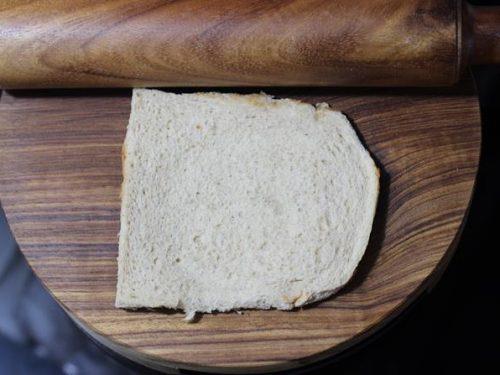 rolling bread to a sheet