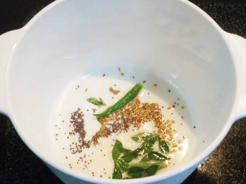 tempering spices for gummadikaya pulusu