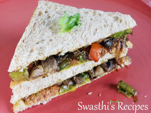 sandwich on a plate