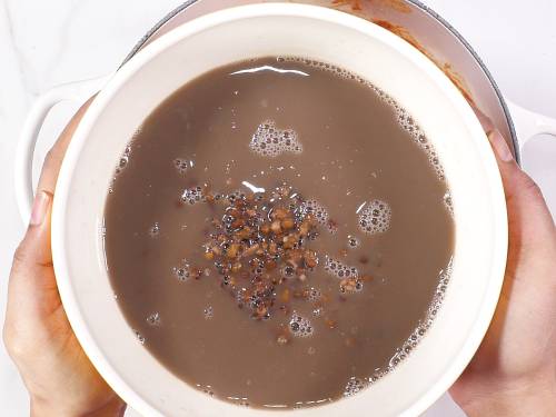 pressure cooked urad dal and rajma