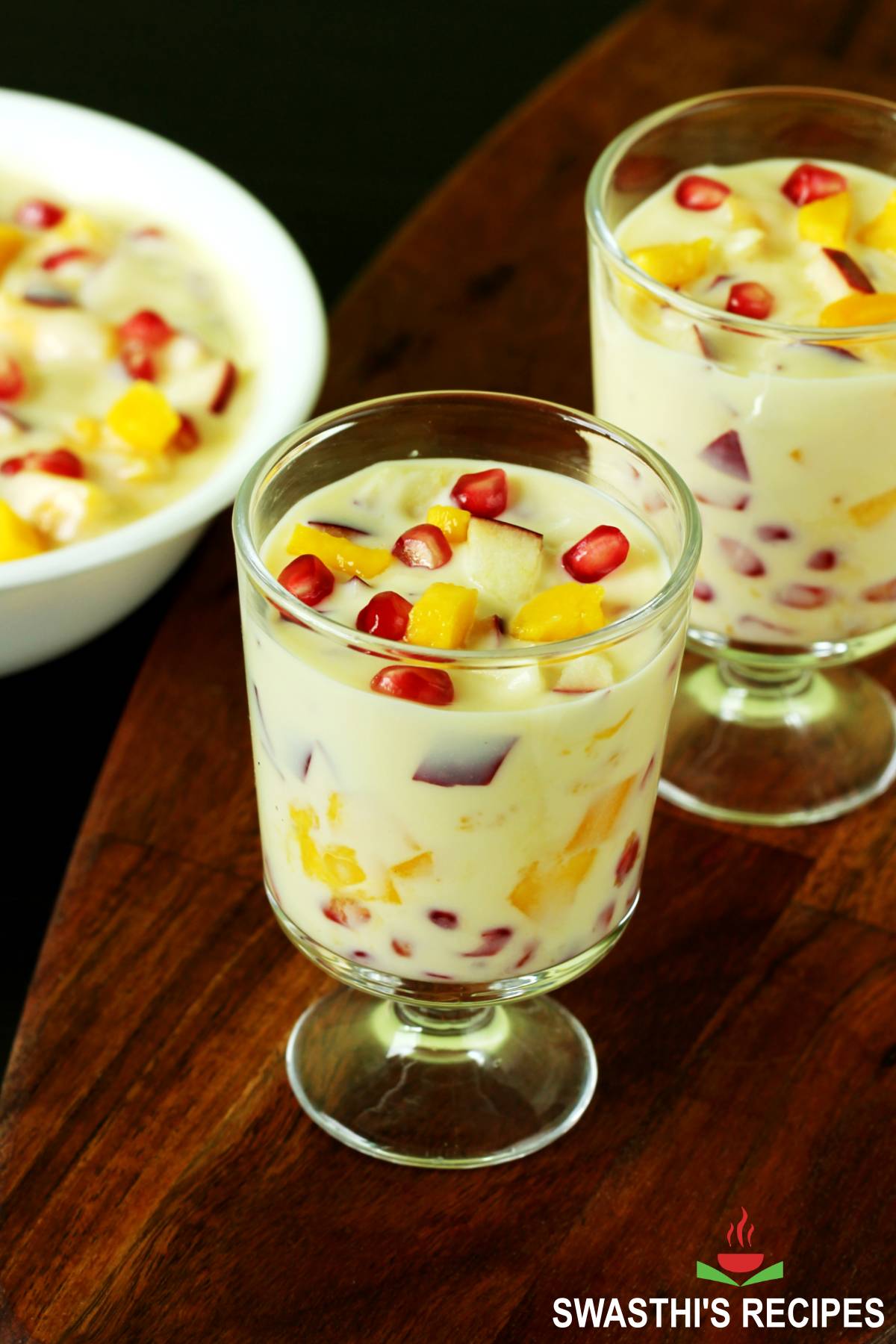 fruit custard