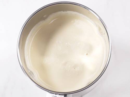 ground handvo batter in a grinder
