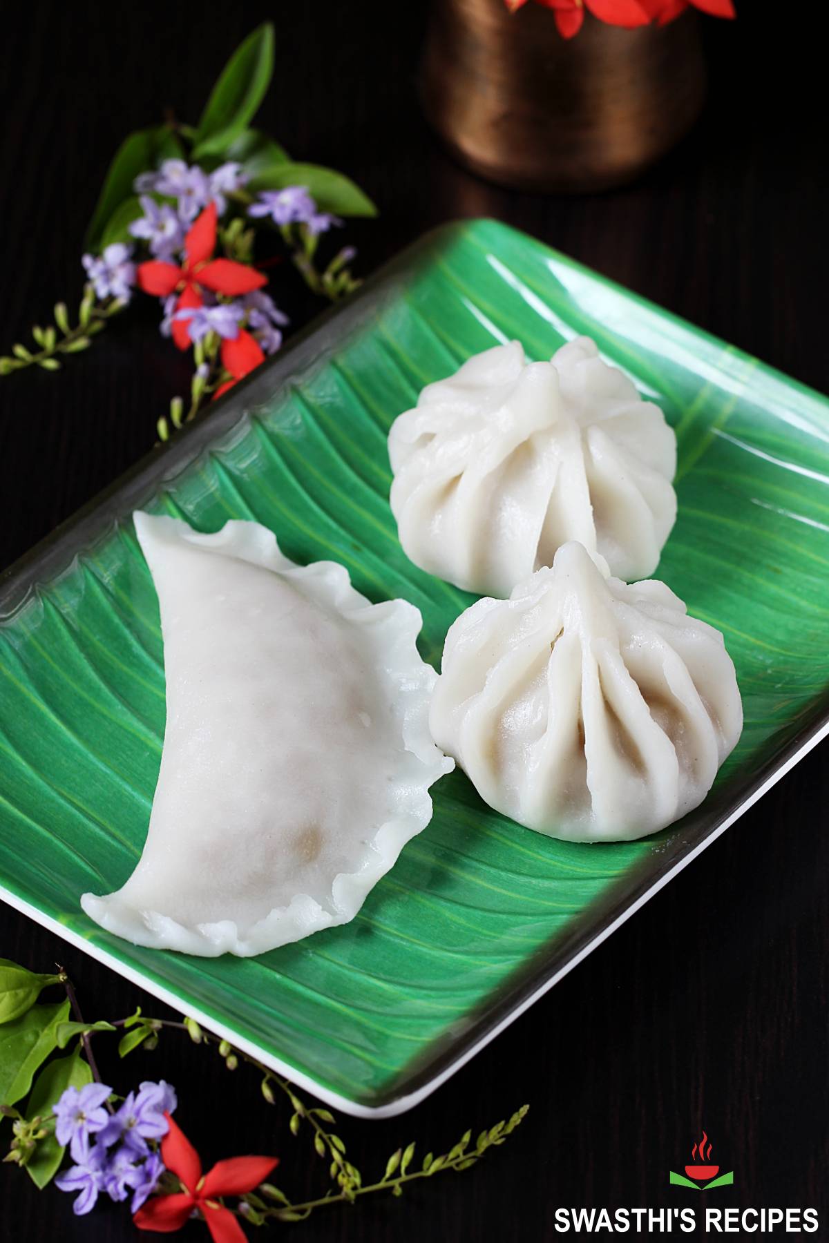 Modak Recipe made with rice flour, jaggery and coconut