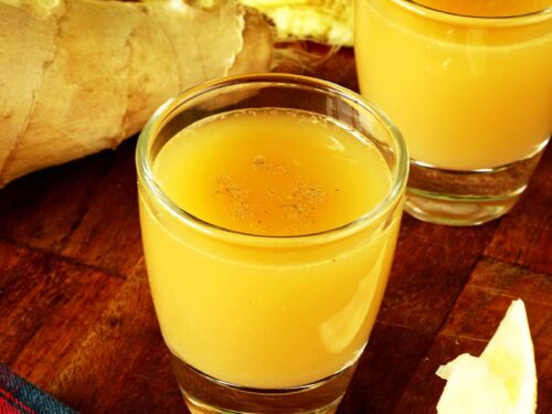 ginger shot recipe with lemon