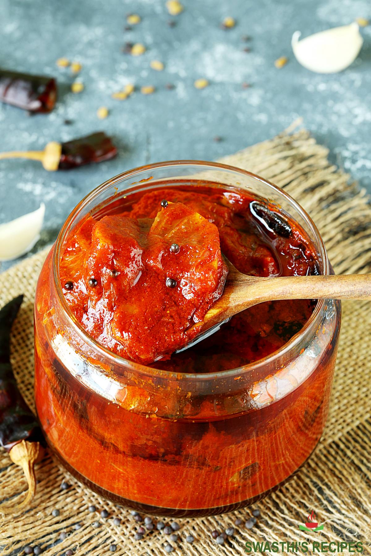 Lemon pickle recipe made with lime and spices