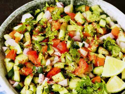 Indian kachumber salad