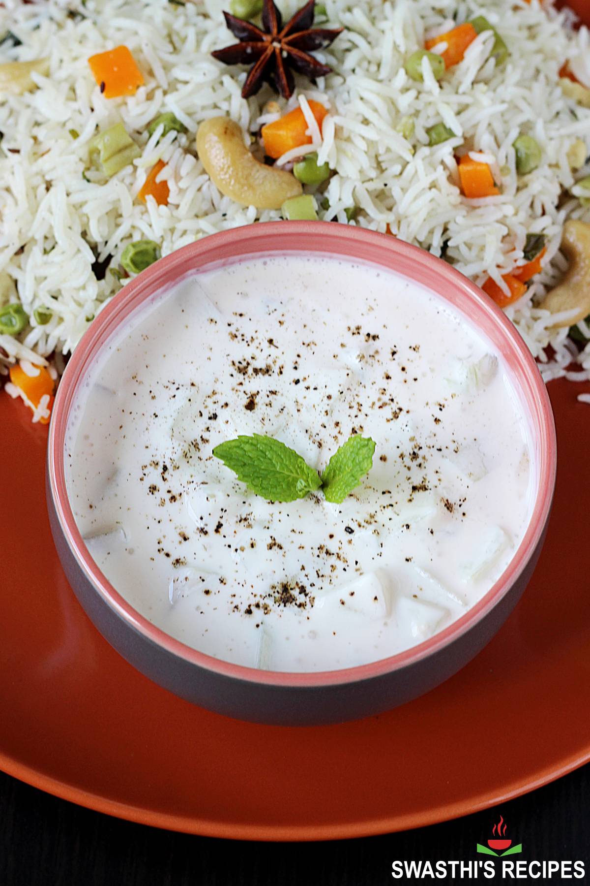 Cucumber raita