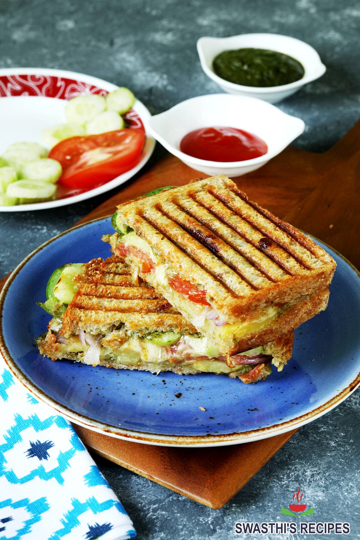 Veg Grilled Sandwich