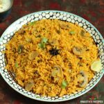 mushroom biryani