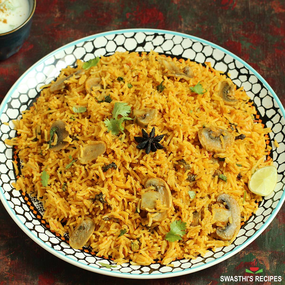 Mushroom Biryani Recipe