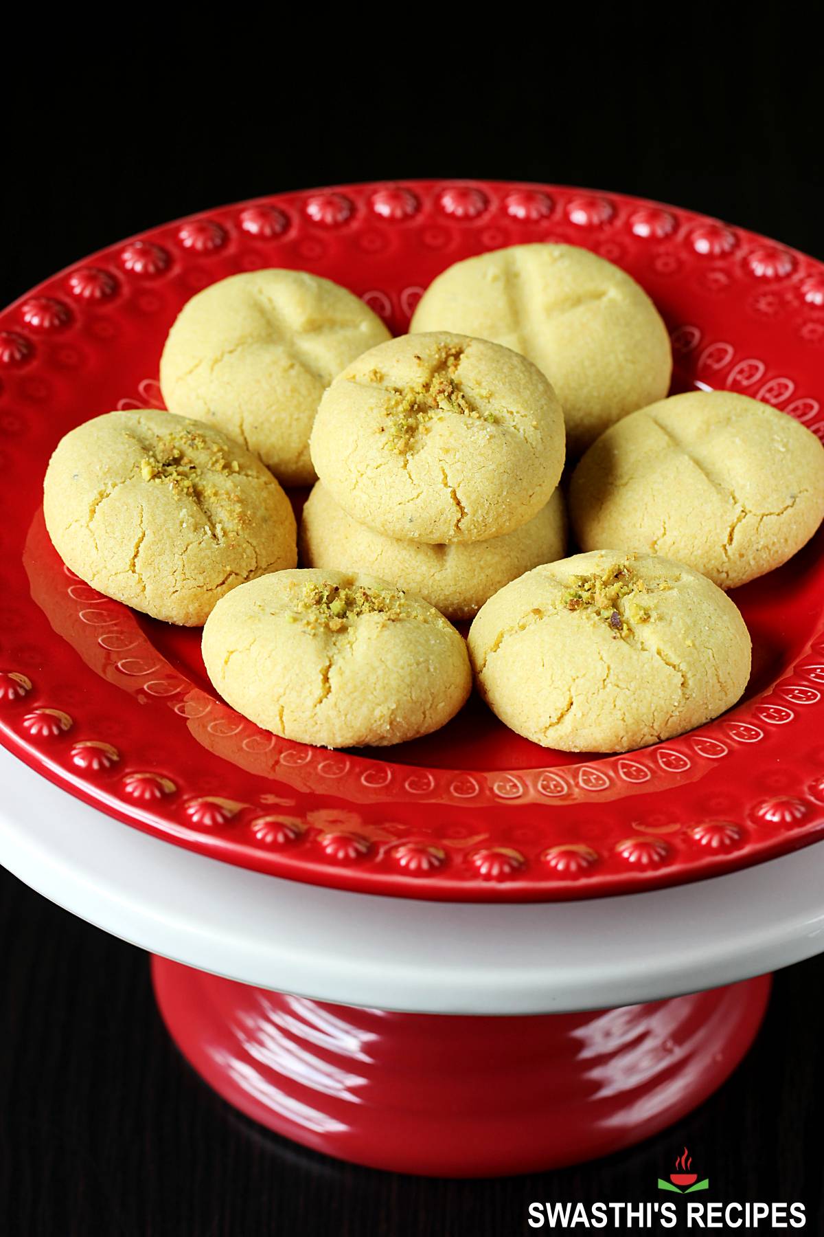 Nankhatai are Indian Eggless Cookies