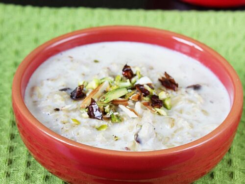 oatmeal with milk