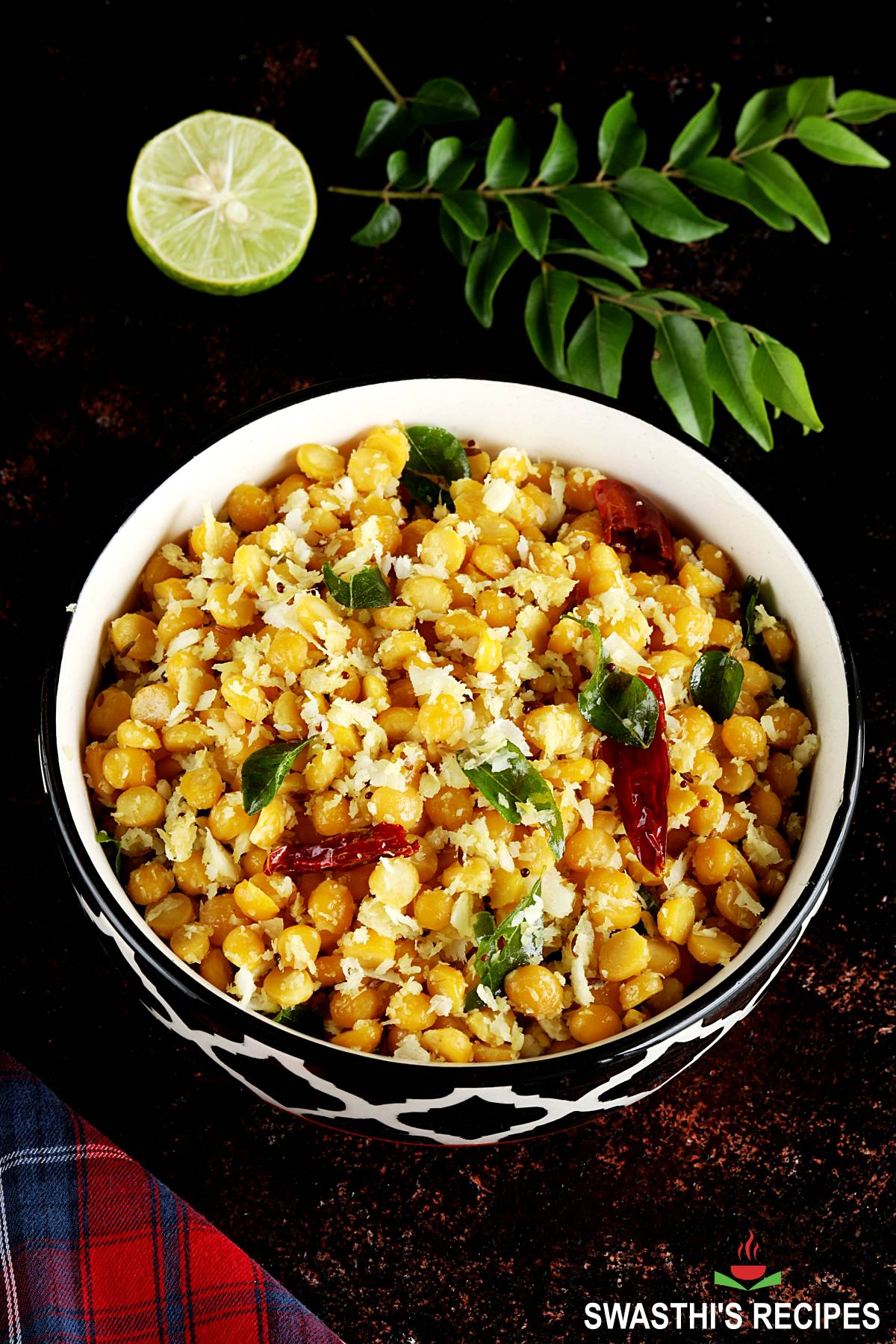 split chickpeas, senaga pappu kobbari