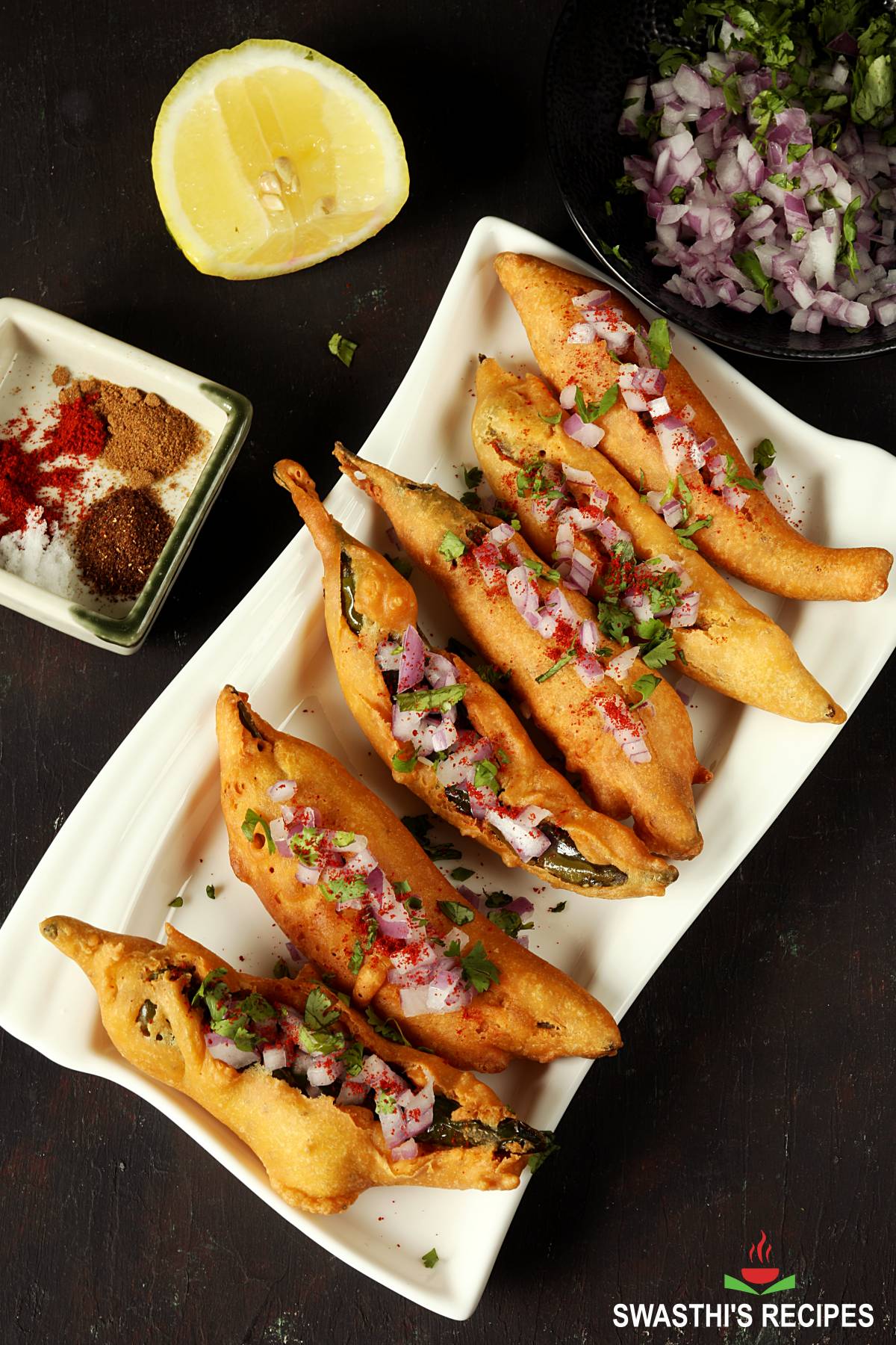 Mirchi Bajji - Andhra Style Mirapakaya Bajji
