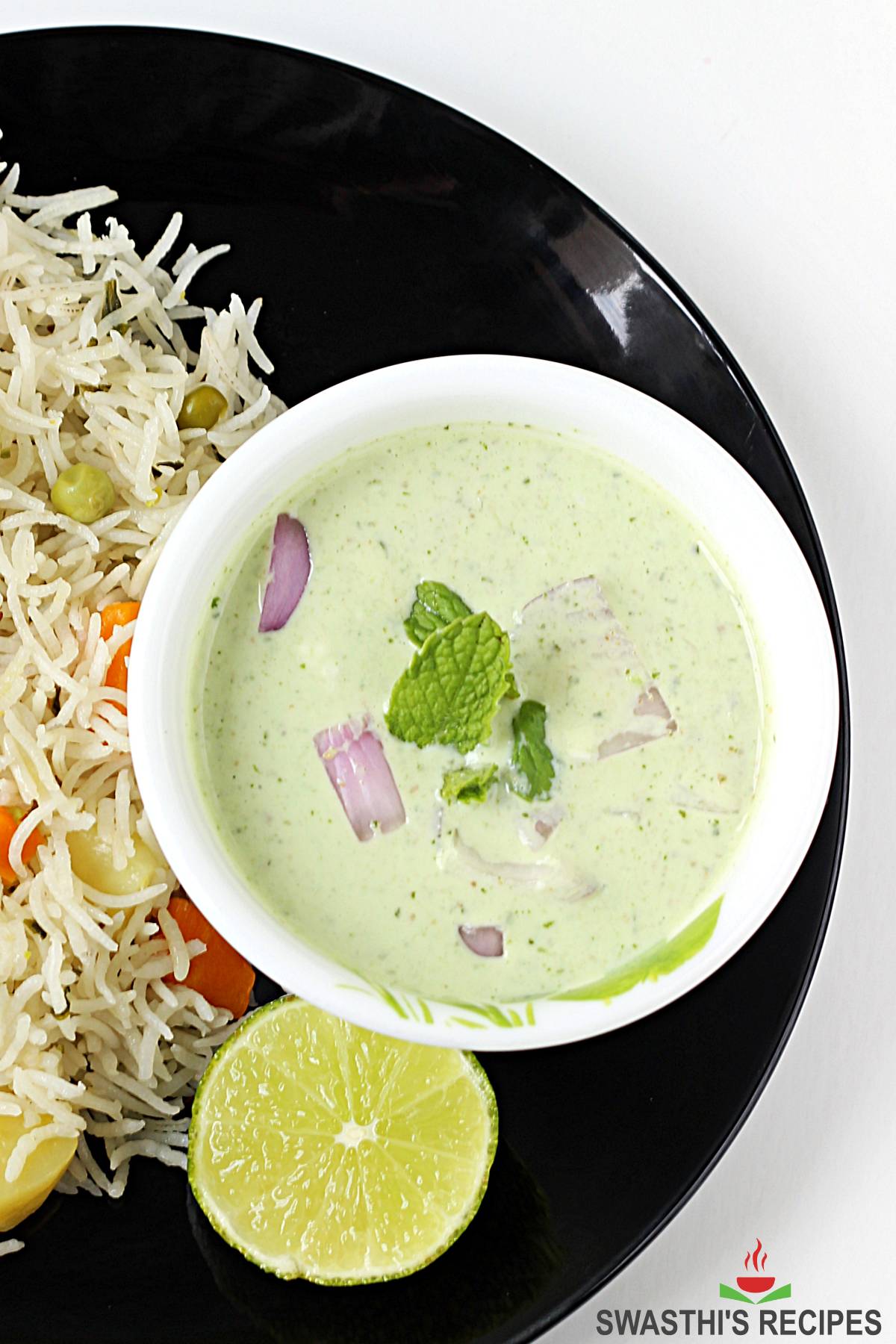 Mint raita chutney