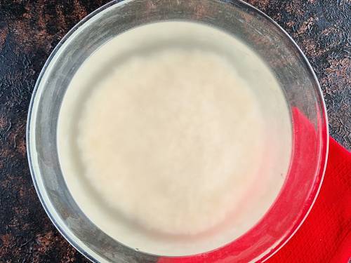 soaked basmati rice