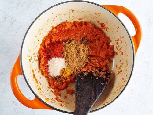 add ground spices