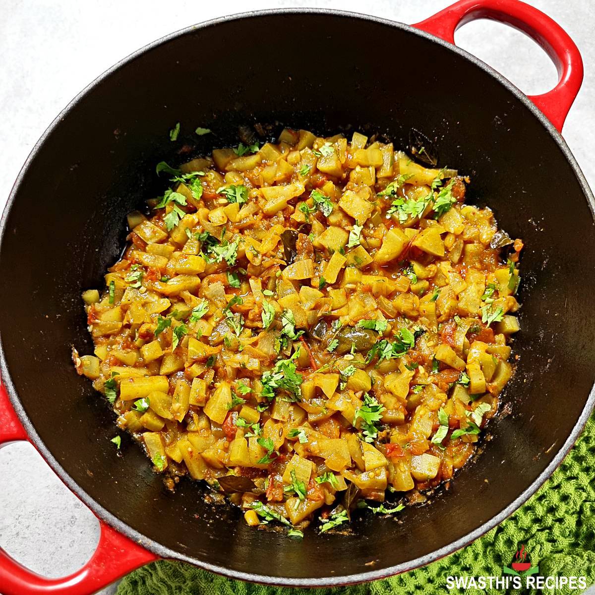 lauki sabzi - dudhi recipe