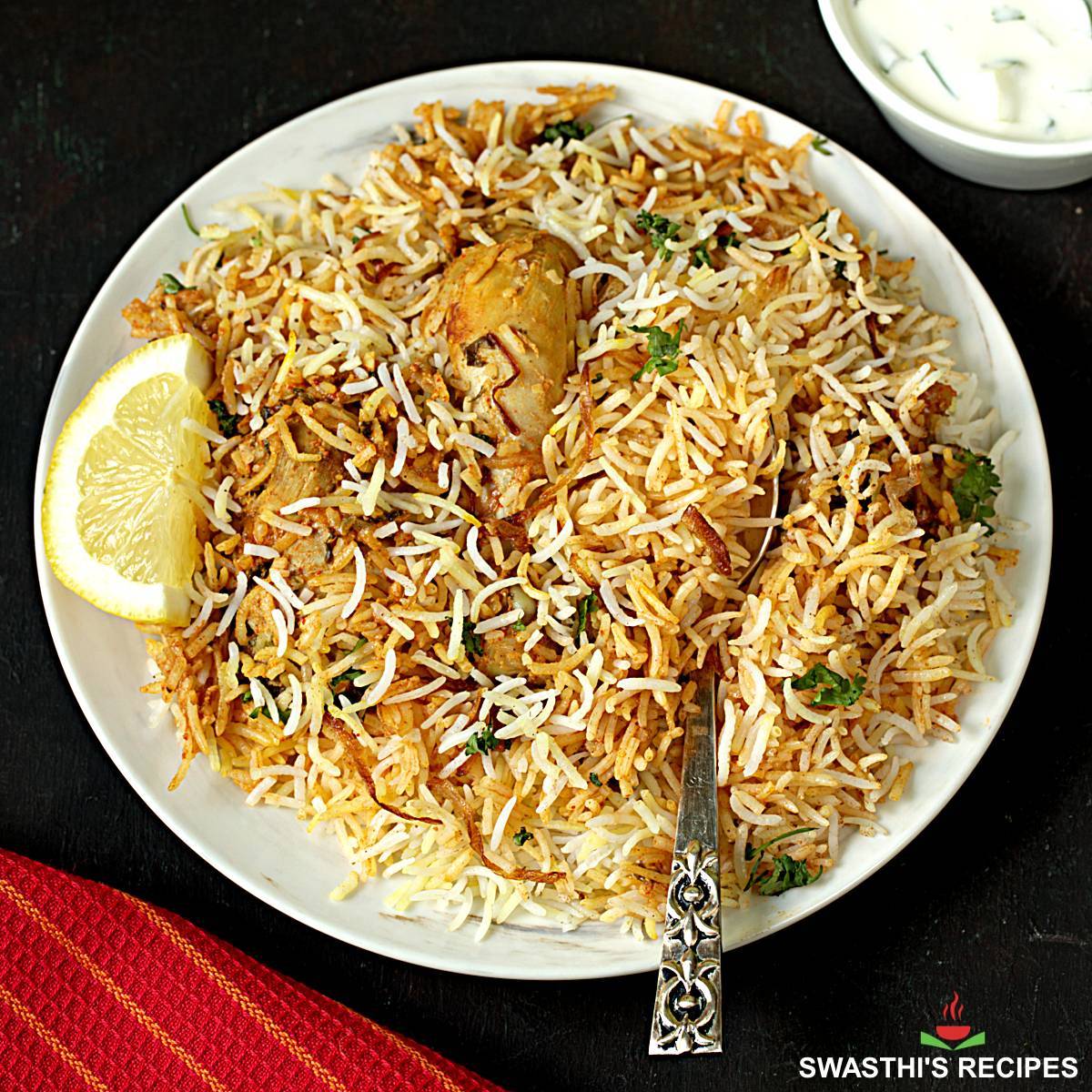 restaurant style chicken biryani