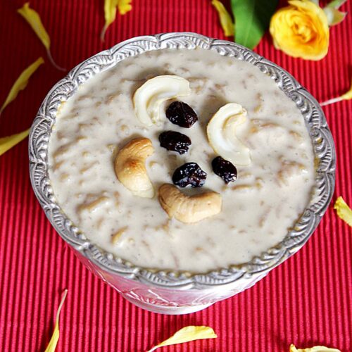 Rice Payasam - Paramannam