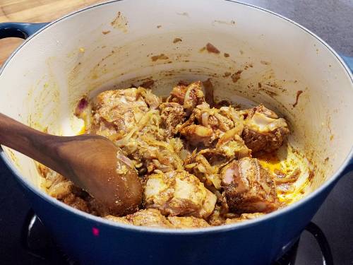 sauteing mutton
