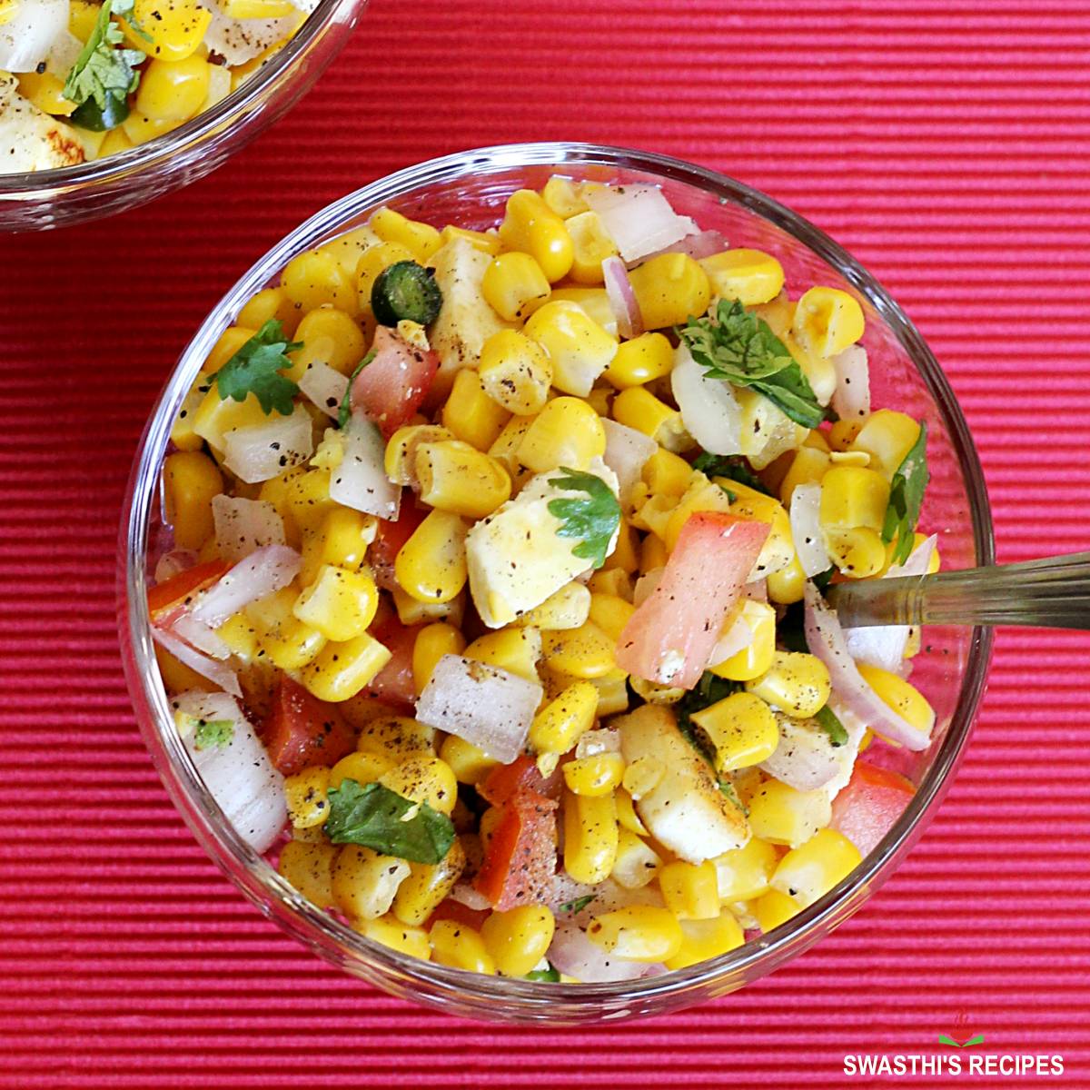 Corn Chaat - Indian Corn Snack