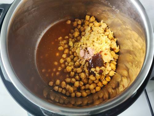 cooked chickpeas in instant pot